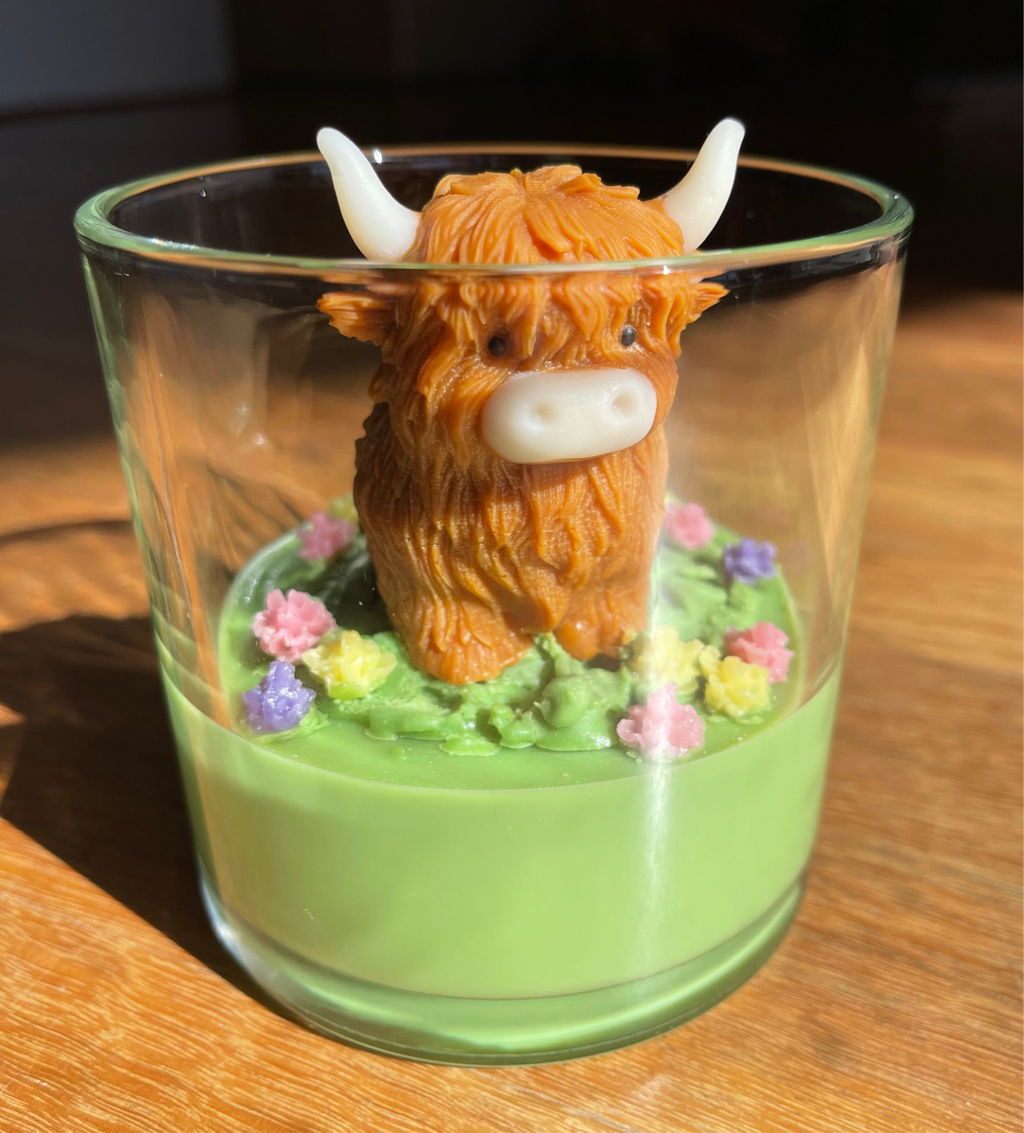 Highland Cow Candle