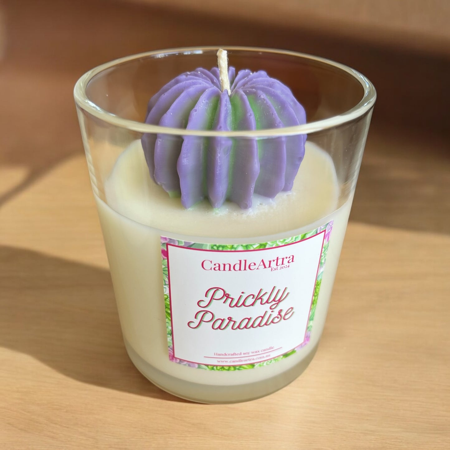 Succulent Candle - Prickly Paradise