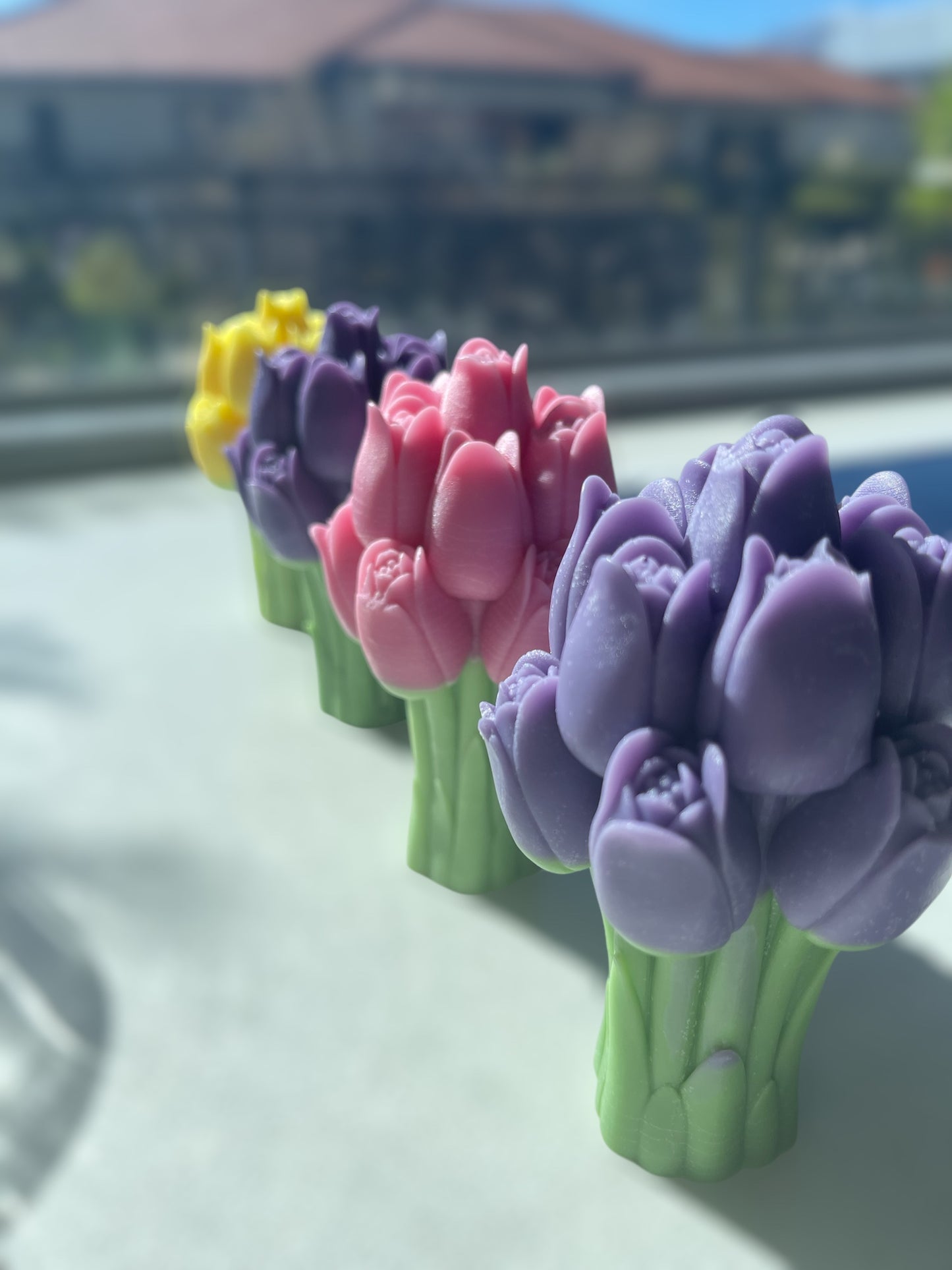 Floral Candle - Tulip Bouquet candle