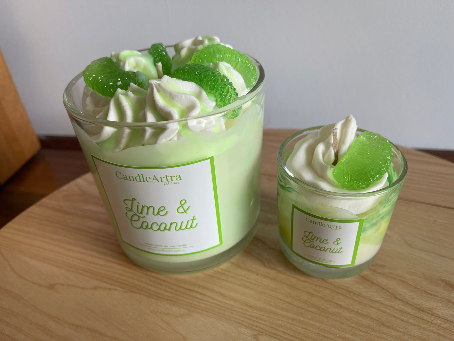 Dessert Candle - Lime & Coconut Candle