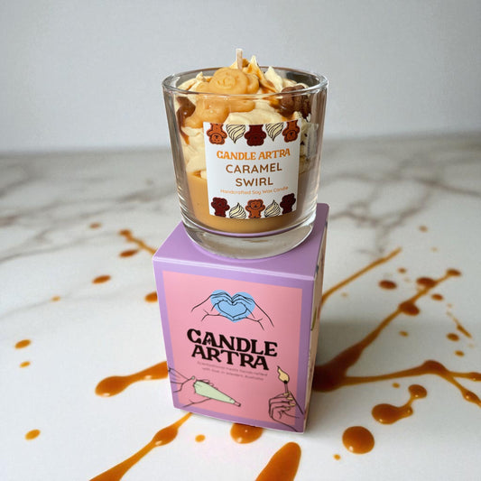 Dessert Candle - Caramel Swirl Candle