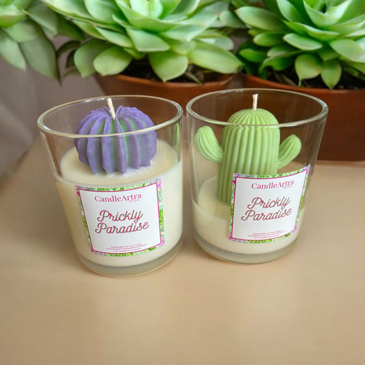 Succulent Candle - Prickly Paradise