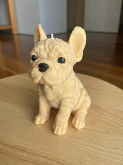 French Bulldog Candle