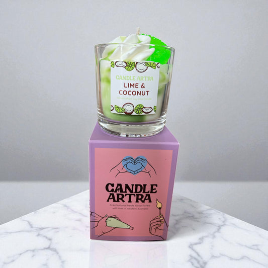 Dessert Candle - Lime & Coconut Candle