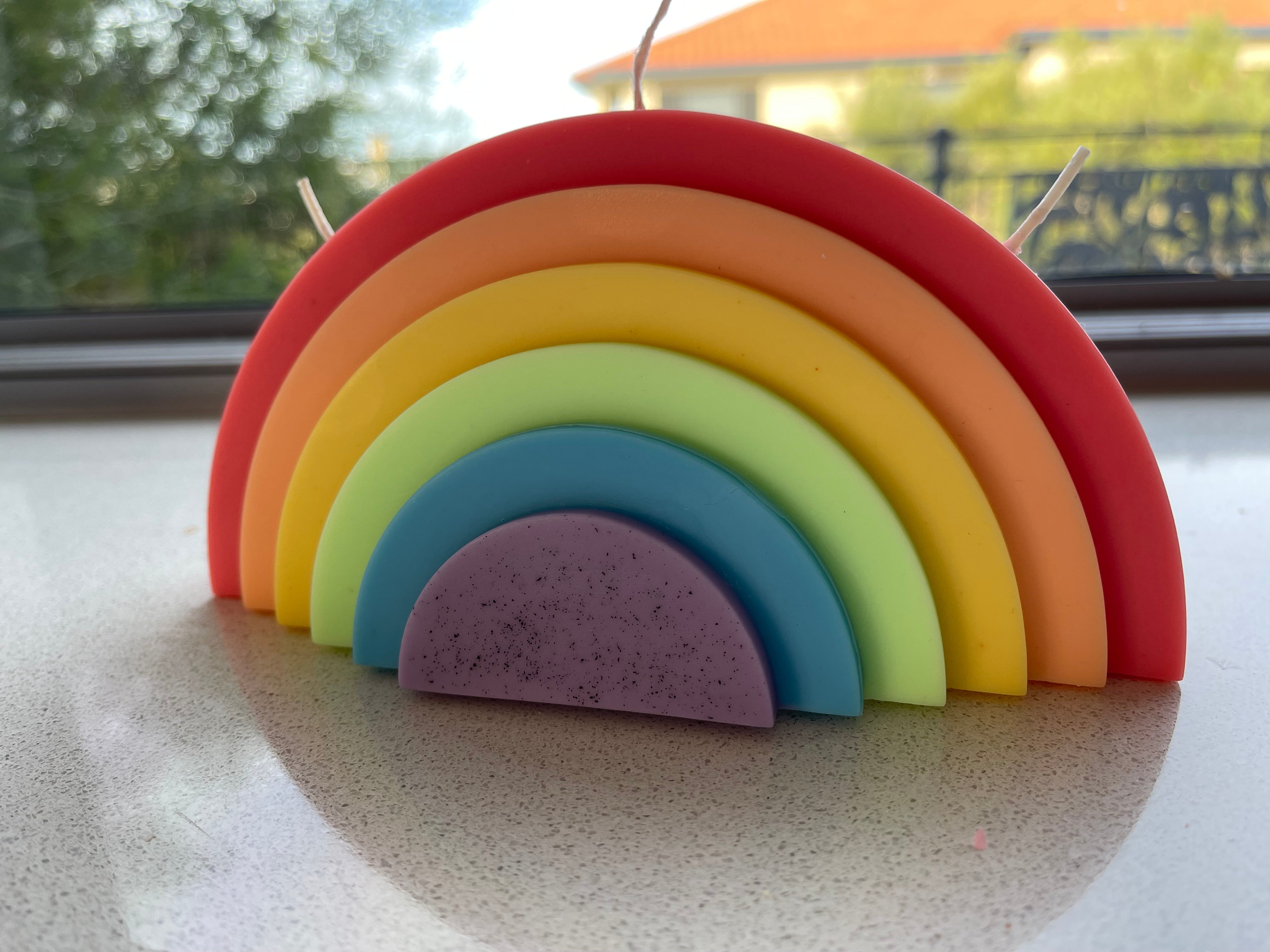 Rainbow Candle