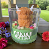 Highland Cow Candle