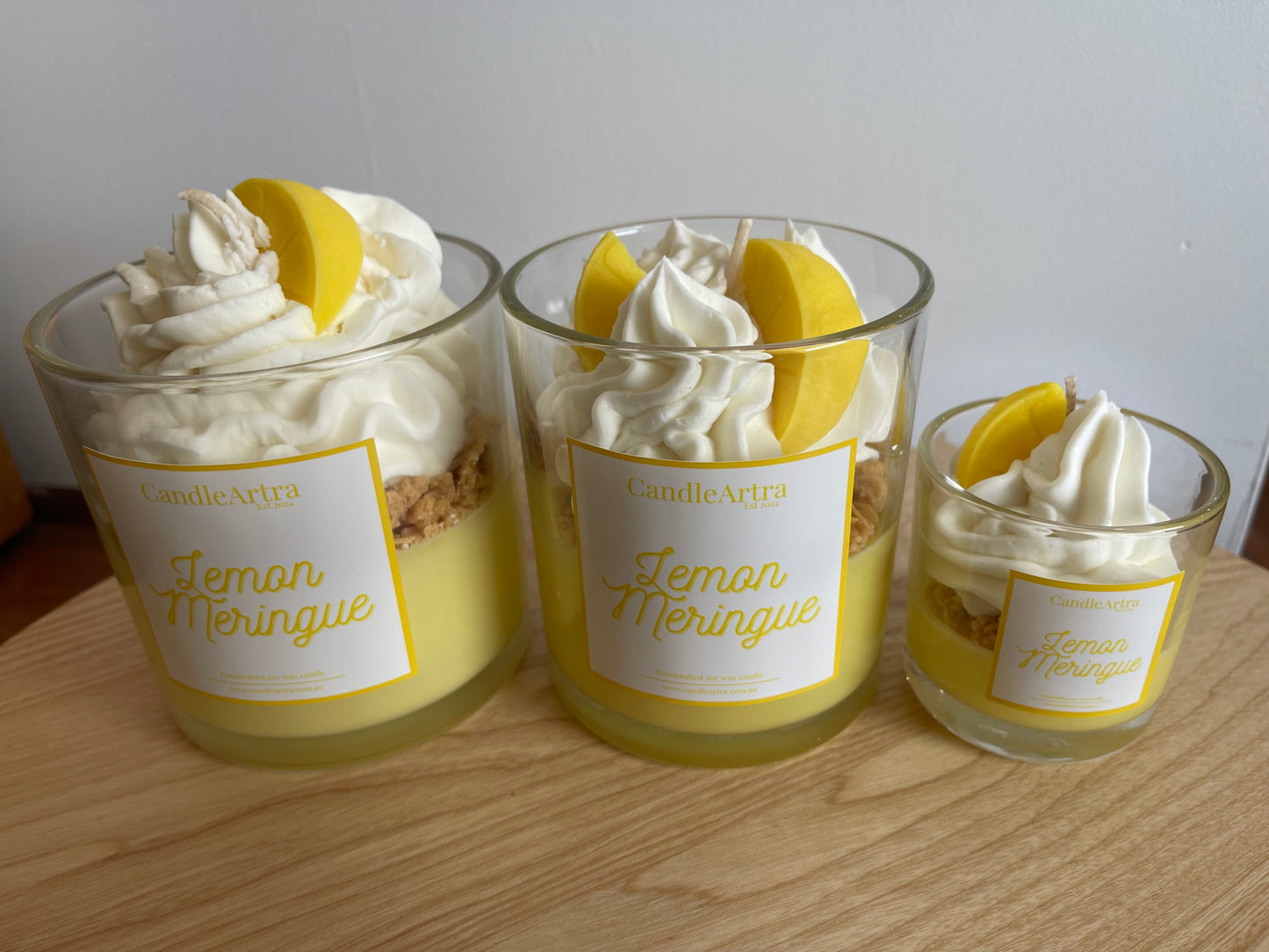 Dessert Candle - Lemon Meringue Candle