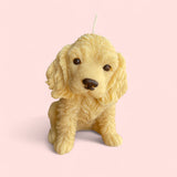 Cocker Spaniel Puppy Candle