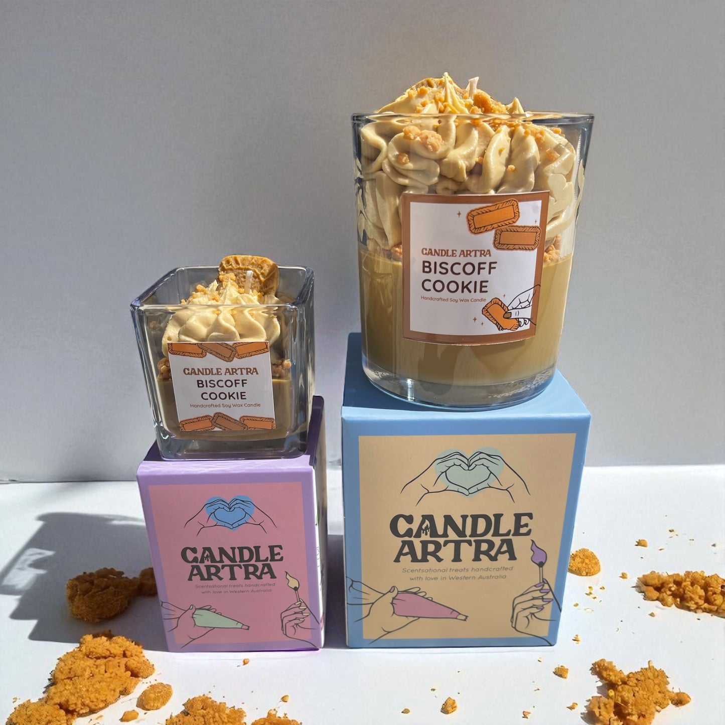Dessert Candle - Biscoff type Cookie - Candle