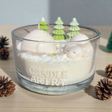 Christmas Candle - Winter Scene bowl