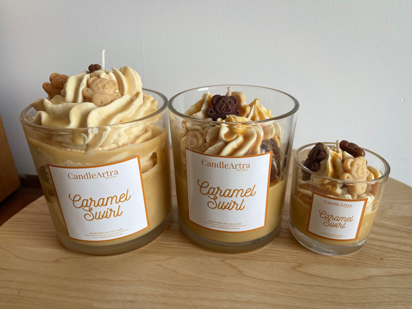 Dessert Candle - Caramel Swirl Candle