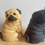 Pug Candle