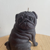Pug Candle