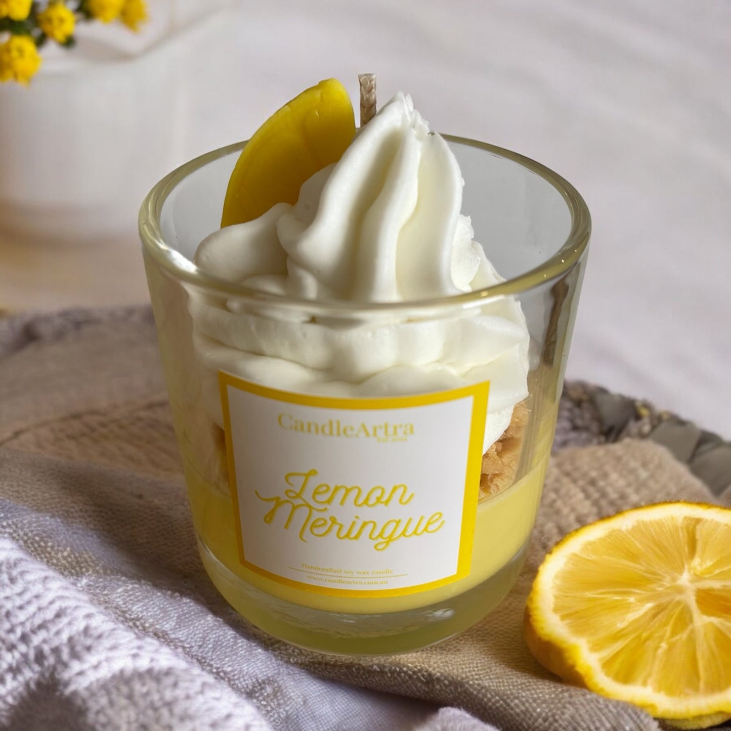 Dessert Candle - Lemon Meringue Candle