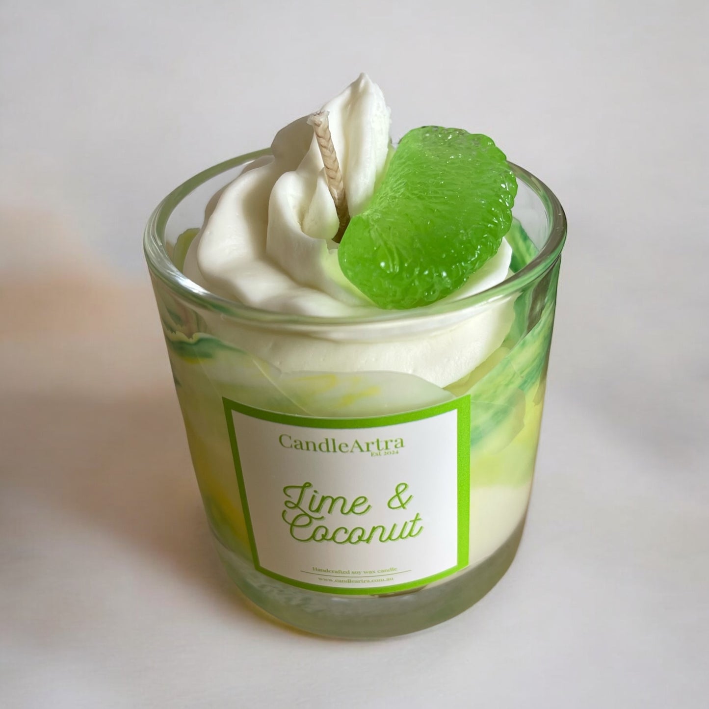 Dessert Candle - Lime & Coconut Candle