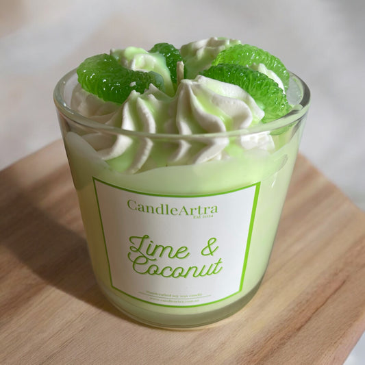 Dessert Candle - Lime & Coconut Candle