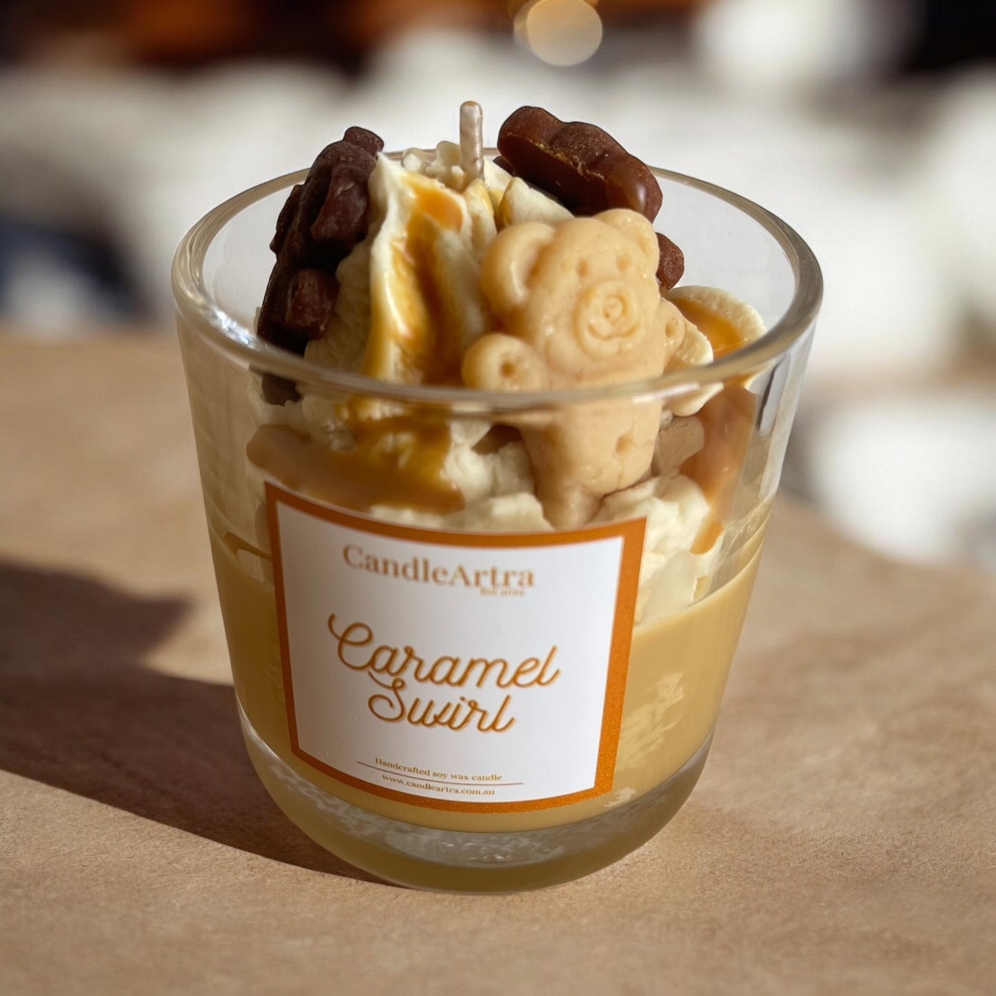 Dessert Candle - Caramel Swirl Candle