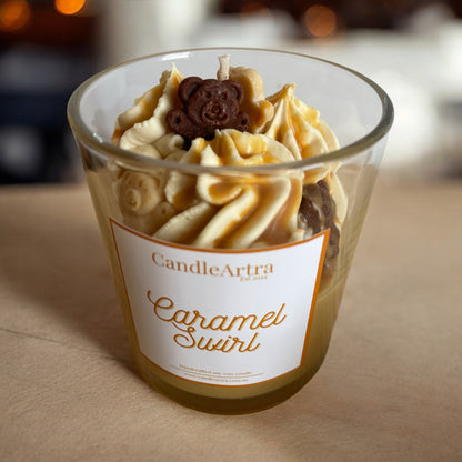 Dessert Candle - Caramel Swirl Candle