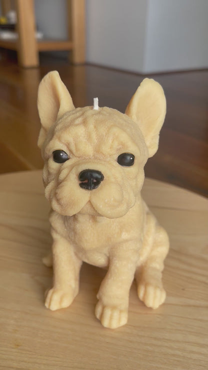 French Bulldog Candle